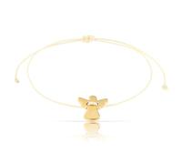Made by Nami Pulsera Hilo Mujer Ángel Guardián Ajustable Macramé Acero Inoxidable - Regalo Comunión Confirmación