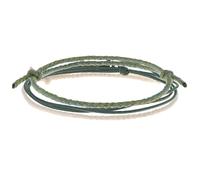 Made by Nami Set de pulsera de tela para hombre y mujer, pulsera de perlas en diferentes colores, pulseras de la amistad, pulsera surfista, joyería boho, Eine Grösse, Nailon, No es una piedra preciosa