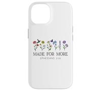 Made for More Christian Ephesians 2:10 Bible Verse God Quote Carcasa para iPhone 14