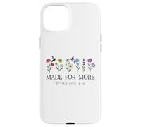 Made for More Christian Ephesians 2:10 Bible Verse God Quote Carcasa para iPhone 15 Plus