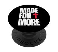 Made for More Cross Christian Faith Purpose Driven Life PopSockets PopGrip Adhesivo