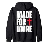 Made for More Cross Christian Faith Purpose Driven Life Sudadera con Capucha
