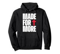 Made for More Cross Christian Faith Purpose Driven Life Sudadera con Capucha