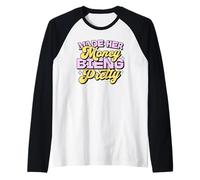 Made Her Money Bien Pretty Cita Feminista Feminismo Camiseta Manga Raglan