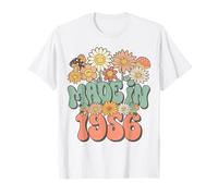Made In 1956 Daisy Hippie Groovy Wildflower 70th Birthday Camiseta