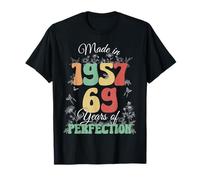 Made in 1957 Vintage 69th Birthday 69 Years of Perfection Camiseta