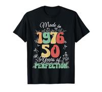 Made in 1976 Vintage 50th Birthday 50 Years of Perfection Camiseta