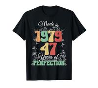 Made in 1979 Vintage 47th Birthday 47 Years of Perfection Camiseta