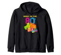 Made In 80s, Vintage 80's, I Love 80's Era Graphic Design Sudadera con Capucha