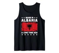 Made in Albania a Long Time Ago Proud Albanian Albania Flag Camiseta sin Mangas