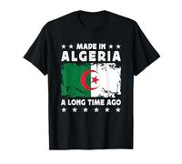 Made in Algeria a Long Time Ago Proud Algerian Algeria Flag Camiseta