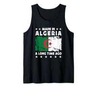 Made in Algeria a Long Time Ago Proud Algerian Algeria Flag Camiseta sin Mangas