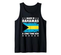 Made in Bahamas a Long Time Ago Proud Bahamian Bahamas Flag Camiseta sin Mangas