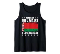 Made in Belarus a Long Time Ago Belarusian Belarus Flag Camiseta sin Mangas