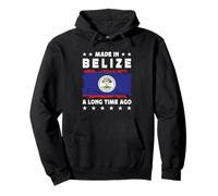Made in Belize a Long Time Ago Proud Belizean Belize Flag Sudadera con Capucha