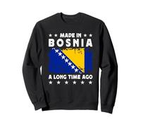 Made in Bosnia a Long Time Ago Proud Bosnian Bosnia Flag Sudadera