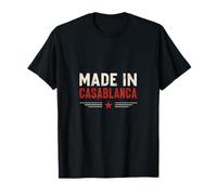 Made in Casablanca Design | Heritage Inspired Typography Art Camiseta
