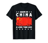 Made in China a Long Time Ago Proud Chinese China Flag Camiseta