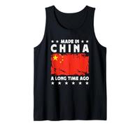 Made in China a Long Time Ago Proud Chinese China Flag Camiseta sin Mangas