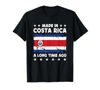 Made in Costa Rica a Long Time Ago Costa Rican Flag Camiseta