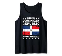 Made in Dominican Republic a Long Time Ago Dominican Flag Camiseta sin Mangas