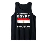 Made in Egypt a Long Time Ago Proud Egyptian Egypt Flag Camiseta sin Mangas