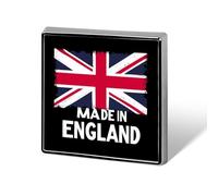 Made in England British Flag Union Jack Brooch Pins for Women Men Square Collar Lapel Pins Coat Jacket Accessories