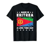 Made in Eritrea a Long Time Ago Proud Eritrean Eritrea Flag Camiseta