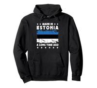 Made in Estonia a Long Time Ago Proud Estonian Estonia Flag Sudadera con Capucha