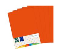 MADE IN EU 50 hojas de papel de color ROJO ANARANJADO A4 80 g/m² CS Paper - Papel de impresora, papel de copia, papel universal para imprimir, hacer manualidades y plegar en formato A4