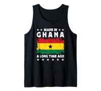 Made in Ghana a Long Time Ago Proud Ghanaian Ghana Flag Camiseta sin Mangas
