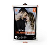 Made in Gift Manta Personalizada con Foto y Texto a Color de Diseño Top 1 Netflix con vuestros Nombres y Título de Película 170x130cm para Sofá o Cama de Abrigo en Invierno (Tela Coralina)