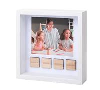 Made in Gift Marco con Profundidad y Diseño “Cualidades del Profe” 21,5x21,5x4,5 Personalizado con Foto - Regalo Original para Profesores en Fin de Curso