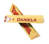 Made in Gift | Toblerone Gigante Personalizado 360g - Chocolate Suizo con Leche y Almendras | Regalo Original de Reyes Magos, Navidad o Nochevieja | Añade Nombre o Texto - 31x6x6cm (Melchor)