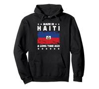 Made in Haiti a Long Time Ago Proud Haitian Haiti Flag Sudadera con Capucha