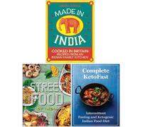 Made In India, Fresh & Easy Indian Street Food, Complete Ketofast 3 Books Collection Set
