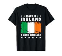 Made in Ireland a Long Time Ago Proud Irish Ireland Flag Camiseta