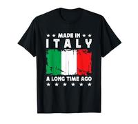 Made in Italy a Long Time Ago Proud Italian Italy Flag Camiseta