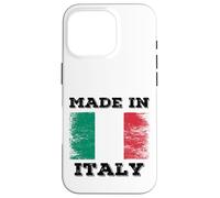 Made In Italy with Italy Flag Novelty Graphic Cool Designs Carcasa para iPhone 16 Pro