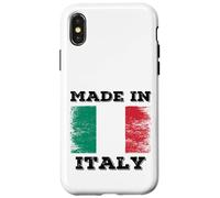 Made In Italy with Italy Flag Novelty Graphic Cool Designs Carcasa para iPhone X/XS
