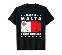 Made in Malta a Long Time Ago Proud Maltese Malta Flag Camiseta