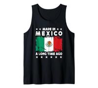 Made in Mexico a Long Time Ago Proud Mexican Mexico Flag Camiseta sin Mangas