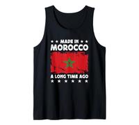 Made in Morocco a Long Time Ago Proud Moroccan Morocco Flag Camiseta sin Mangas