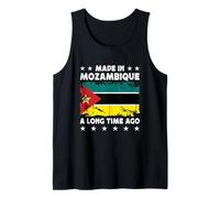 Made in Mozambique a Long Time Ago Mozambican Flag Camiseta sin Mangas