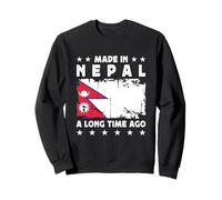 Made in Nepal a Long Time Ago Proud Nepali Nepal Flag Sudadera