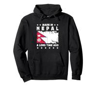 Made in Nepal a Long Time Ago Proud Nepali Nepal Flag Sudadera con Capucha