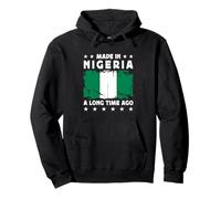 Made in Nigeria a Long Time Ago Proud Nigerian Nigeria Flag Sudadera con Capucha