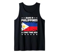 Made in Philippines a Long Time Ago Filipino Flag Camiseta sin Mangas