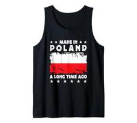 Made in Poland a Long Time Ago Proud Polish Poland Flag Camiseta sin Mangas