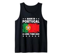 Made in Portugal a Long Time Ago Portuguese Portugal Flag Camiseta sin Mangas